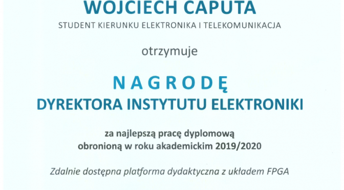 Nagroda za dyplom